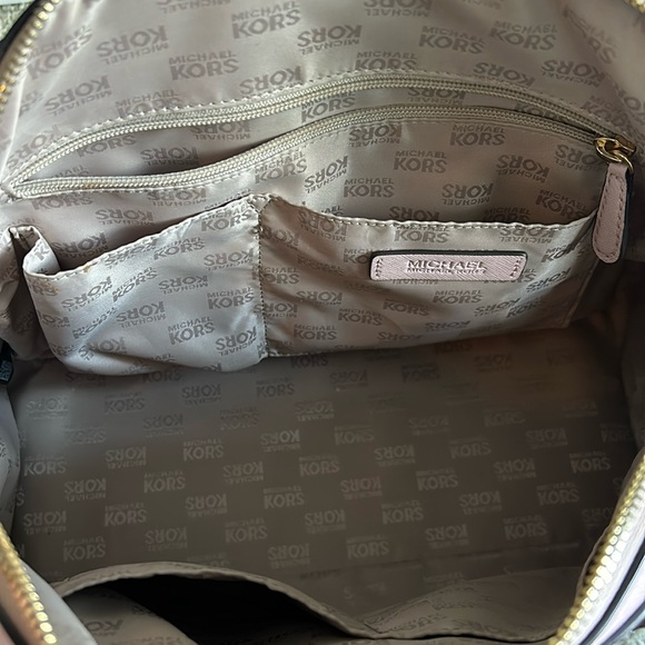 Michael Kors sandrine stud blossom studded lg satchel leather - Picture 5 of 7